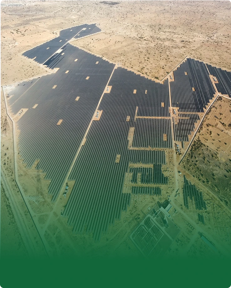 For Large Scale Projects: solar installation