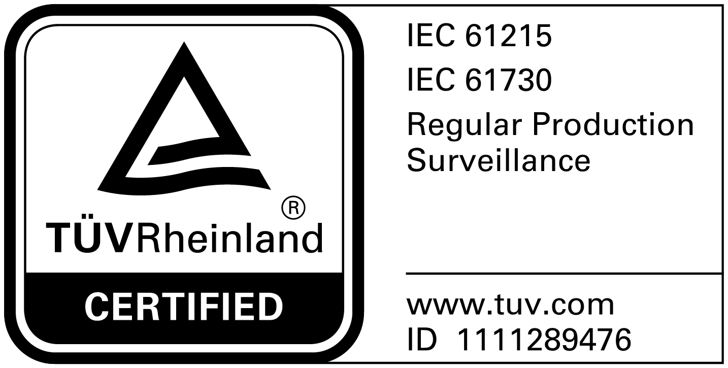 TÜV Rheinland regular production surveillance certification