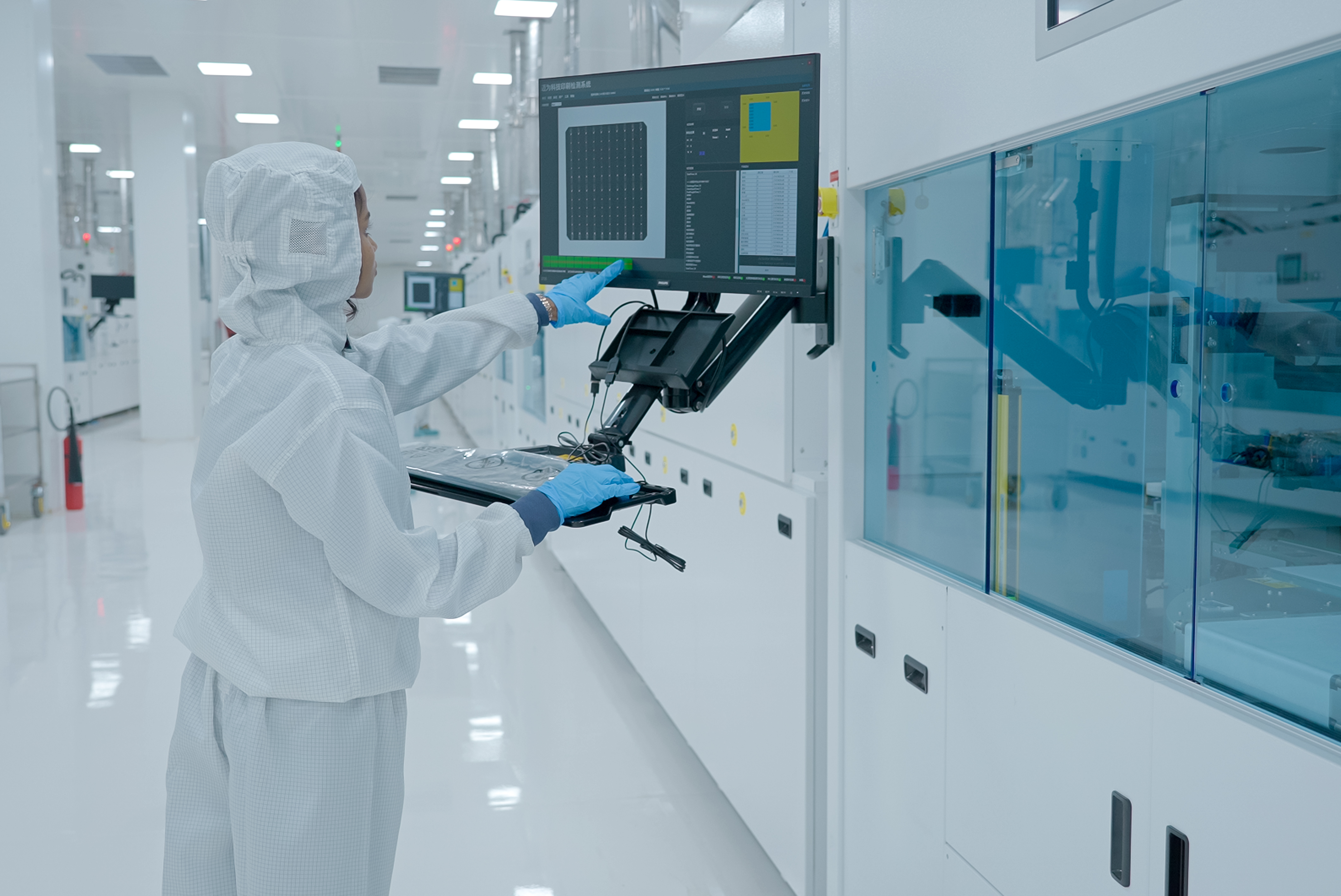 Automated solar cell manufacturing line