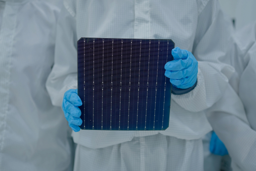 Solar cell inspection inside a ReNew manufacturing facility